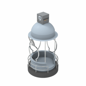 Mango Trafic Booth Assembly - render